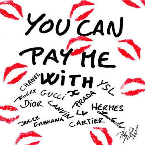 YOU CAN PAY ME WITH Tag